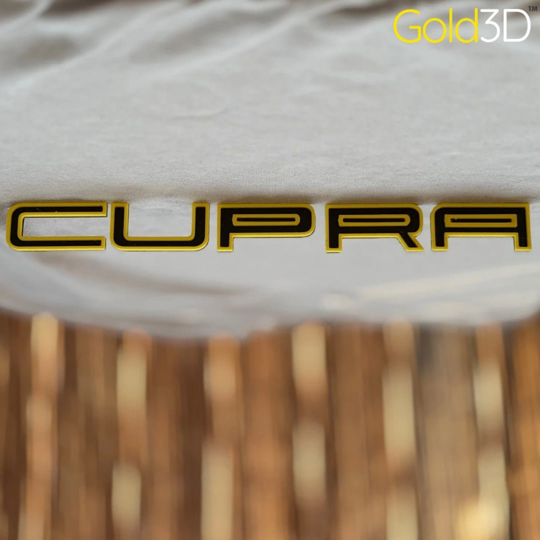 Letras CUPRA - Gold3D
