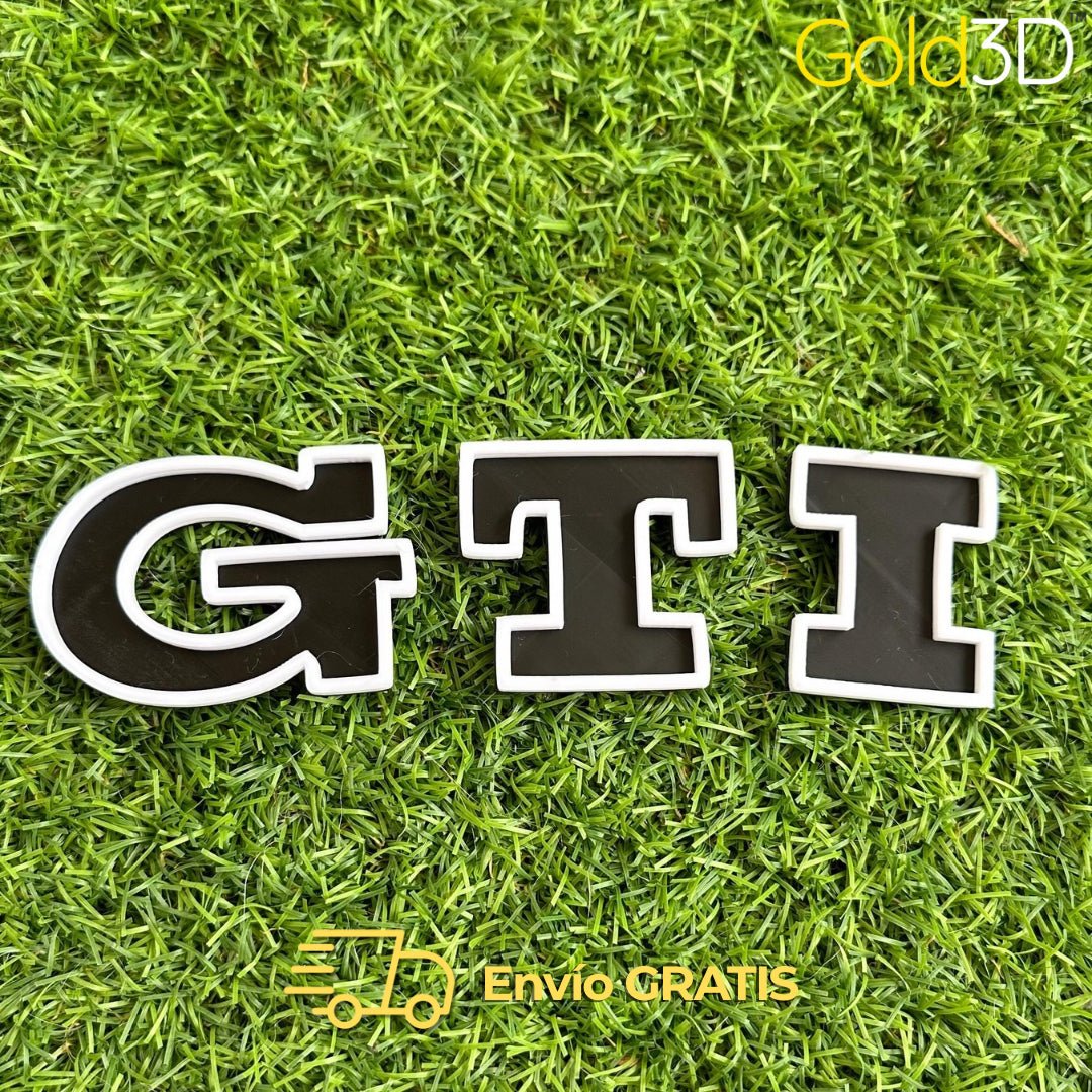 Letras GTI - Gold3D